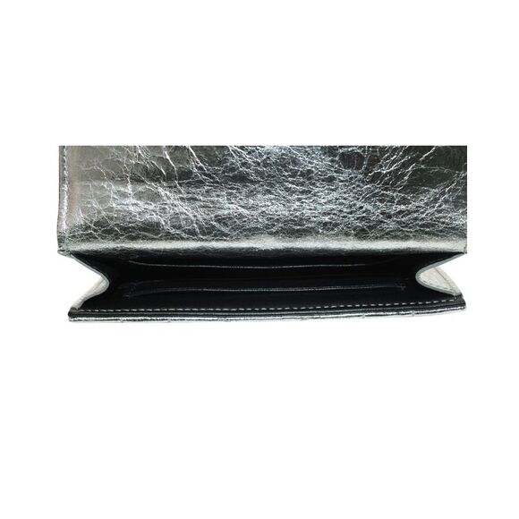 Silver Flap Compact Envelope Wallet - Picture 4 of 5